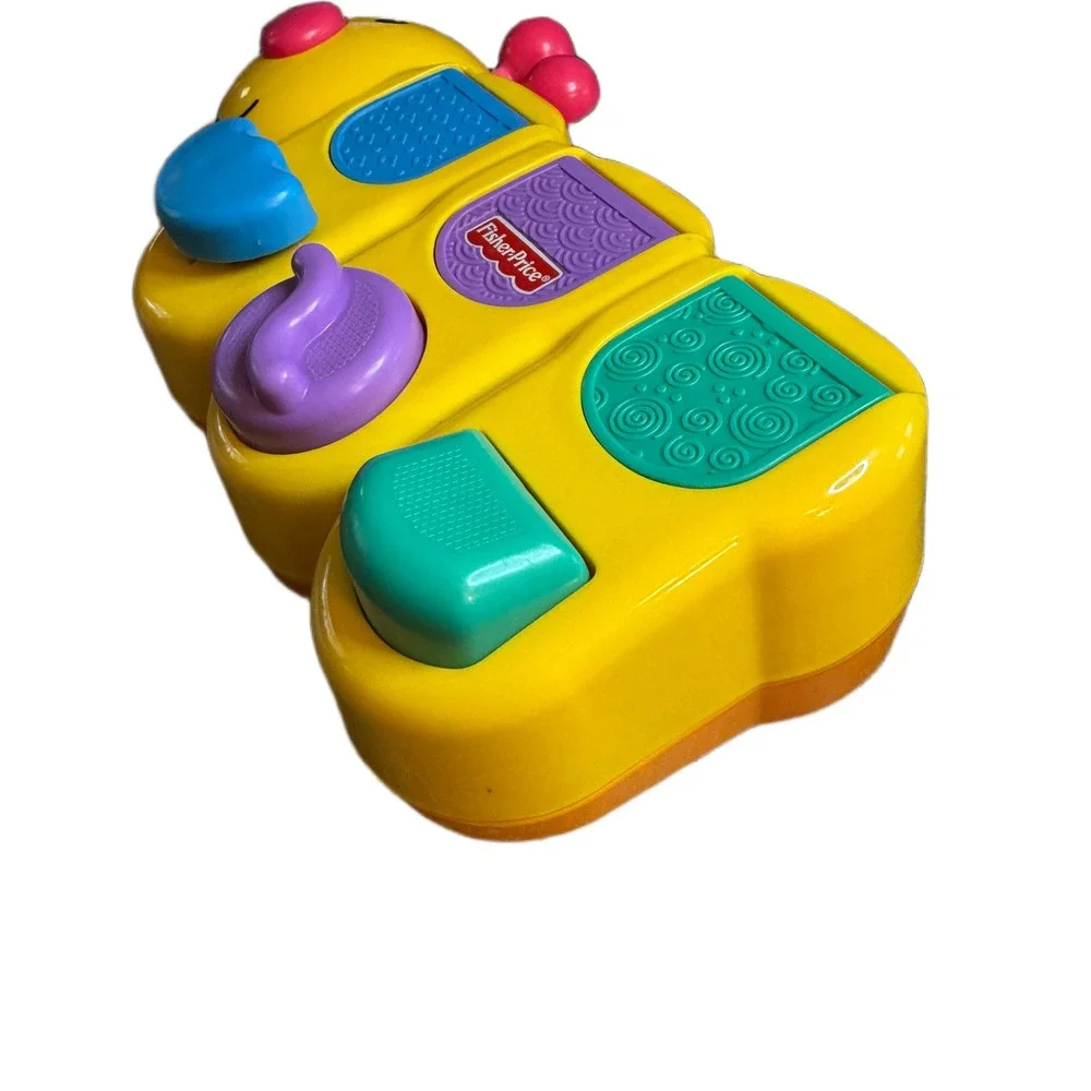 Fisher-Price Brilliant Basics Pop-Up Caterpillar Yellow Activity Toy W1707